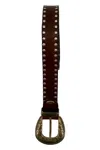 Nanni Milano Belts Dark Brown