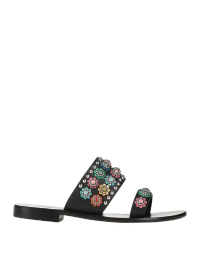 Nanni Sandals In Black