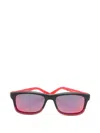 Nano Crew Rectangle-frame Clip-on Glasse In Multi