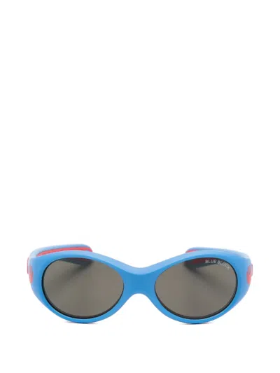 Nano Kids' Oval-frame Sunglasses In Blue