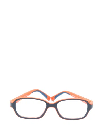Nano Kids' Replay Rectangle-frame Glasses In Blue
