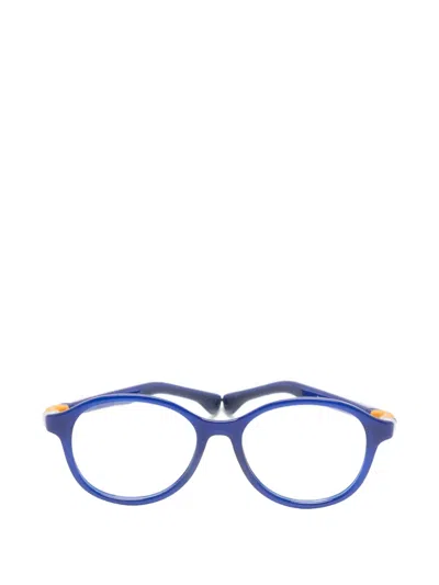 Nano Kids' Sprite Round-frame Glasses In Blue