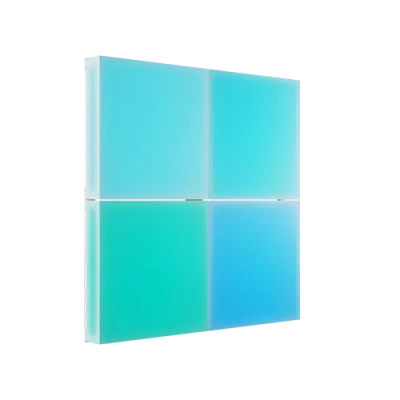 Nanoleaf Blocks Small Squares Add-on Kit In Multi