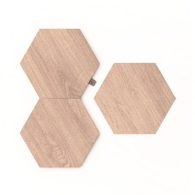 Nanoleaf Elements Expansion Pack (3 Panels) | Birchwood Hexagons In Multi