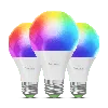 Nanoleaf Matter Thread A19 Smart Bulbs In Multi
