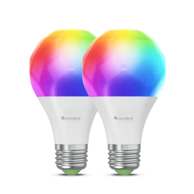 Nanoleaf Matter Wi-fi A19 Smart Bulb In Multi