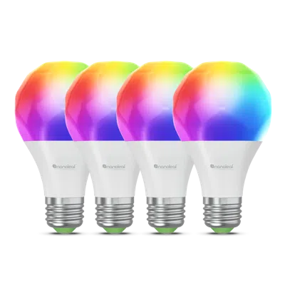 Nanoleaf Matter Wi-fi A19 Smart Bulb In Multi