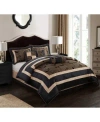 Nanshing Pastora 7-piece Comforter Set, Queen In Bronze