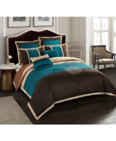 NANSHING PHOEBE 8-PIECE COMFORTER SET, KING