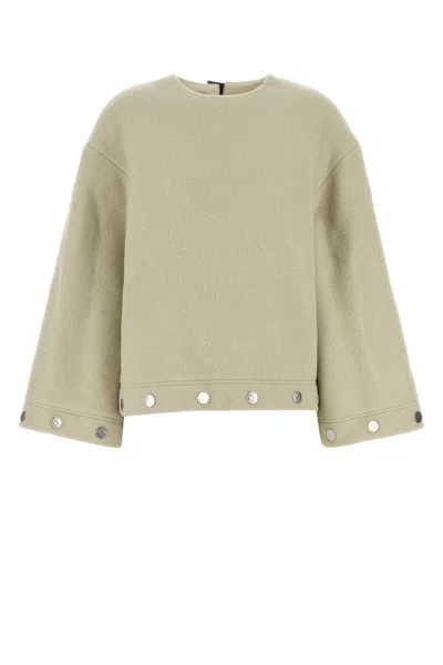 NANUSHKA NANUSHKA SAND WOOL BLEND OVERSIZE ANWEN BLOUSE