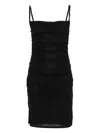 Nanushka Adie Square Neckline Mini Dress In Black