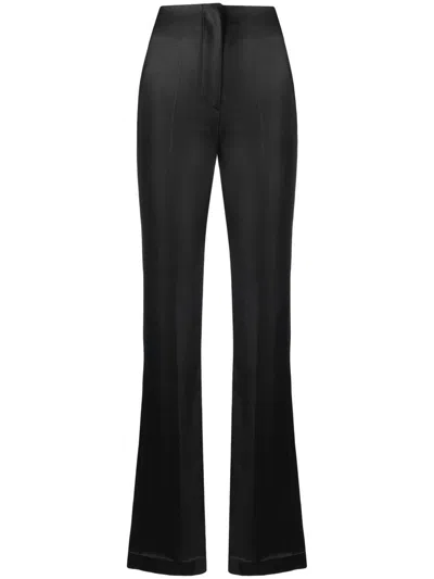 Nanushka Adjustable Slim-fit Trousers In Black