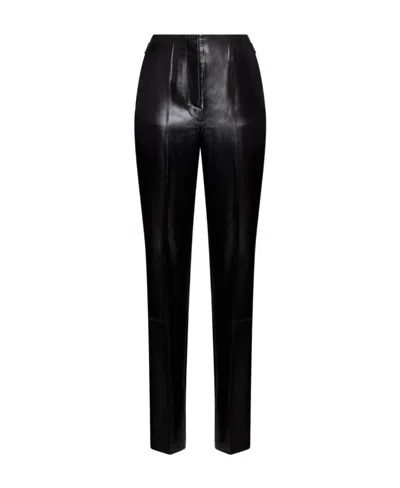 Nanushka Adjustable Slim-fit Trousers In Black