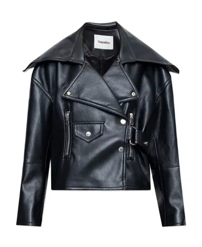 NANUSHKA NANUSHKA ADO BUCKLED BIKER JACKET