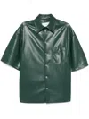 Nanushka Aksel Shirt In Green