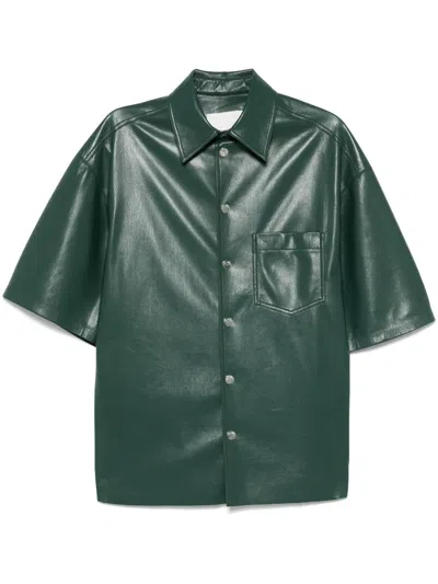 Nanushka Aksel Shirt In Green