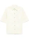 Nanushka White Adam Shirt In Neutrals