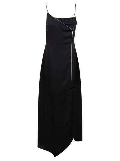 Nanushka Albina Midi Dress In Black