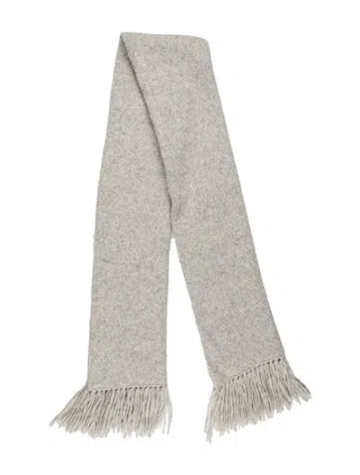 Pre-owned Nanushka Alpaca Scarf In Grey