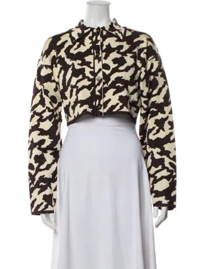 Pre-owned Nanushka Animal Print Jacket In Multicolor