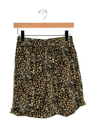 Pre-owned Nanushka Animal Print Mini Shorts In Multi