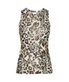 Nanushka Anneke Leopard-print Tank Top In Nude
