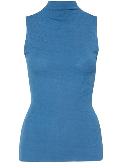 Nanushka Annnyka Tank Top In Blue
