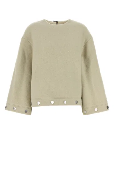 NANUSHKA BLUSA ANWEN OVERSIZE IN MISTO LANA SABBIA DONNA
