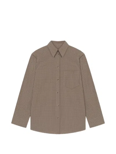 Nanushka Arleen Chest-pocket Shirt In Multi