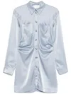 Nanushka Arona Mini Dress In Blue