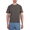 Nanushka Asphalt Reece Logo Cotton T-shirt In Brown