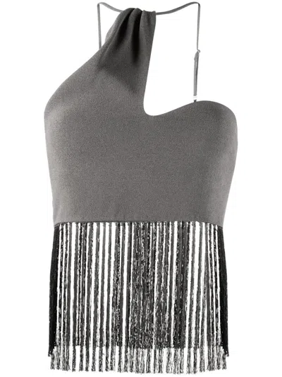 Nanushka Asymmetrisches Top In Grey