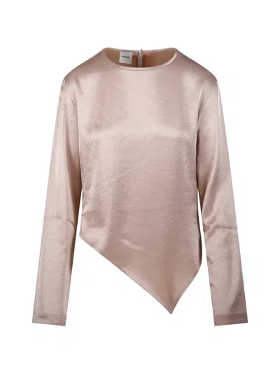 Nanushka Asymmetric Top In Gray