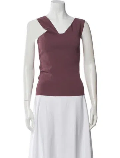 Pre-owned Nanushka Asymmetrical Sleeveless Top In Pink