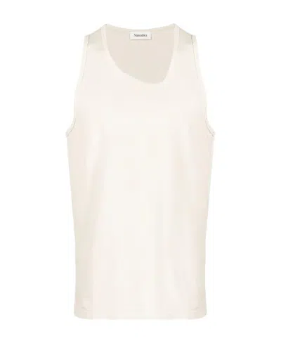 Nanushka Tanktop Aus Bio-baumwolle In White