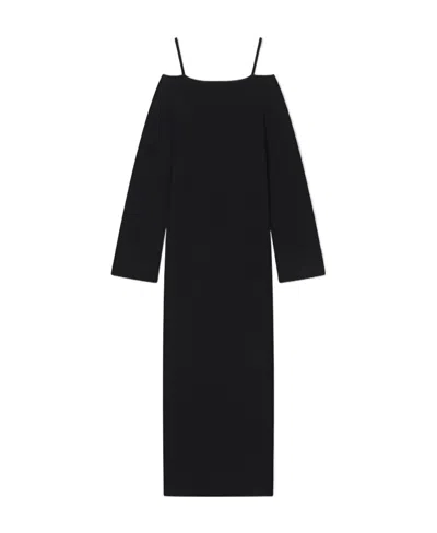 Nanushka Bibian Off-shoulder Maxi Dress In Black