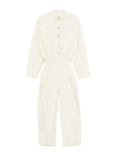 Nanushka Bibione Jumpsuit In Beige