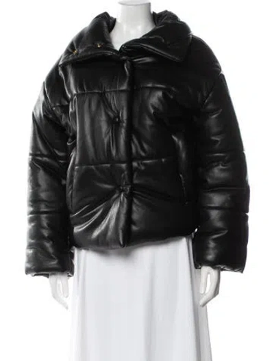 Pre-owned Nanushka Biker Jacket In Green