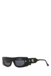 Nanushka Squared Frame Bio-acetate Sunglasses In Black