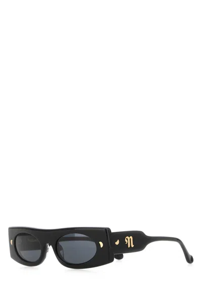 NANUSHKA BLACK BIO ACETATE RUTHIE SUNGLASSES