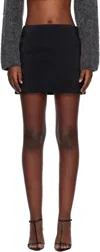 Nanushka Black Cersei Miniskirt In Black