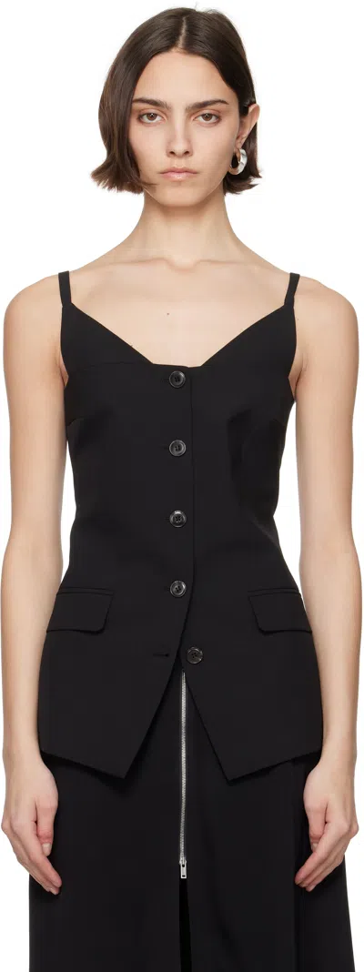 Nanushka Black Cinda Top