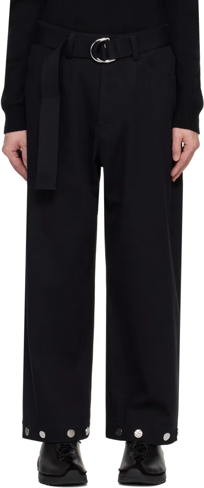 Nanushka Black Dallin Trousers
