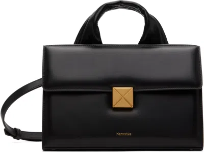 Nanushka Black Sandi Lock Bag