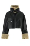 Nanushka Jemma Jacket Shearling Trim