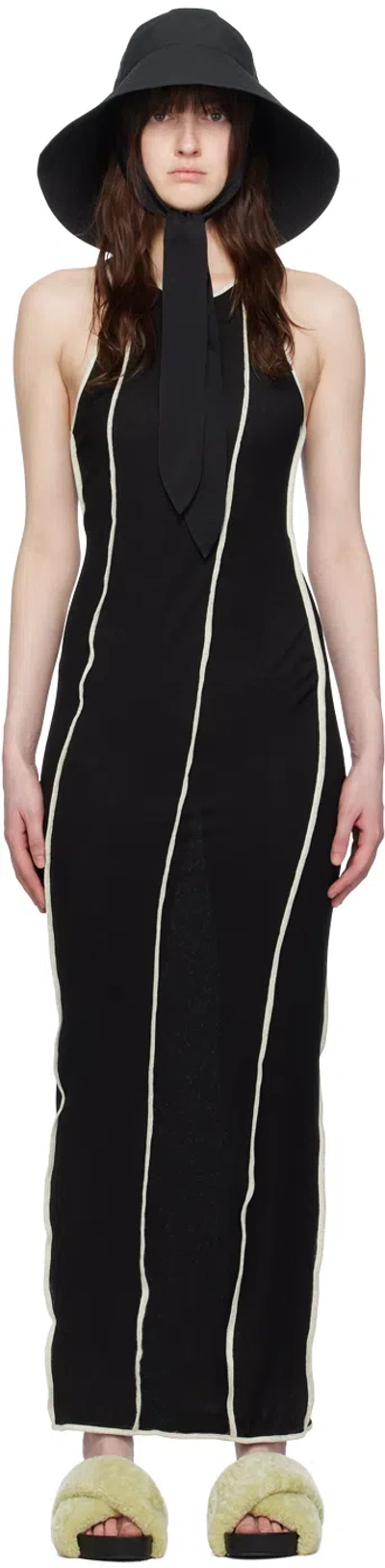 NANUSHKA BLACK WANDA MAXI DRESS