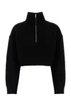 Nanushka Black Wool Blend Sonore Sweater In Black