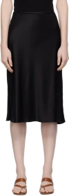 Nanushka Black Zarina Midi Skirt In Black