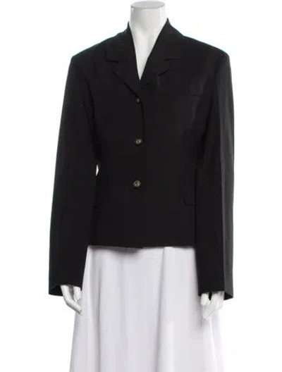 Pre-owned Nanushka Blazer In Black