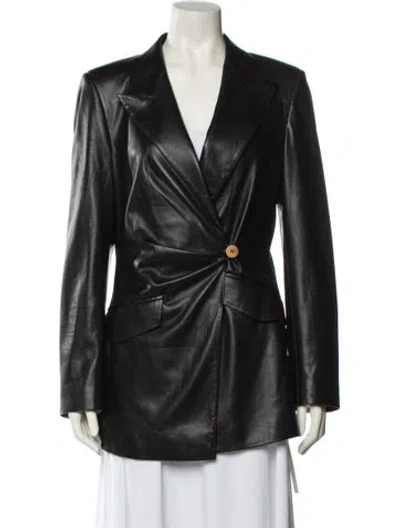 Pre-owned Nanushka Blazer In Black